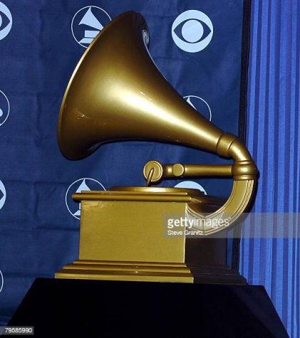 The Grammy Award statue (Photo by SGranitz/WireImage for NARAS) *** Local Caption ***