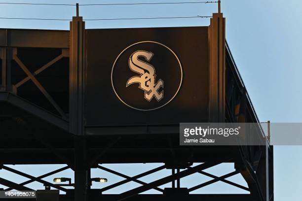 CHICAGO, IL - JUNE 23:  A general view of the logo of the Chicago White Sox during a game against the Baltimore Orioles at Guaranteed Rate Field on June 23, 2022 in Chicago, Illinois.  (Photo by Jamie Sabau/Getty Images) *** Local Caption ***