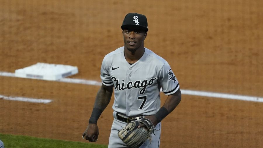 Tim Anderson patrols the infield for the White Sox