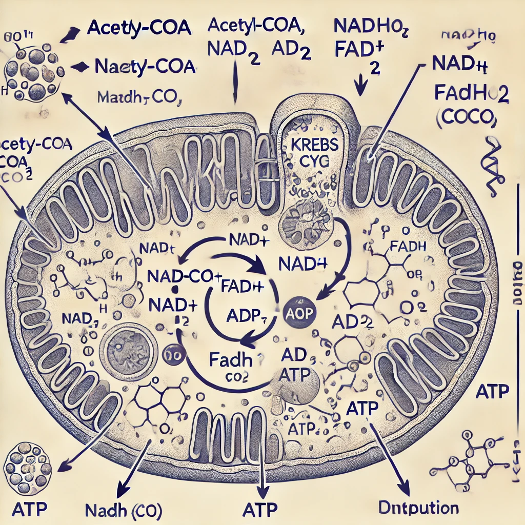 AI-generated photo of the Krebs Cycle.