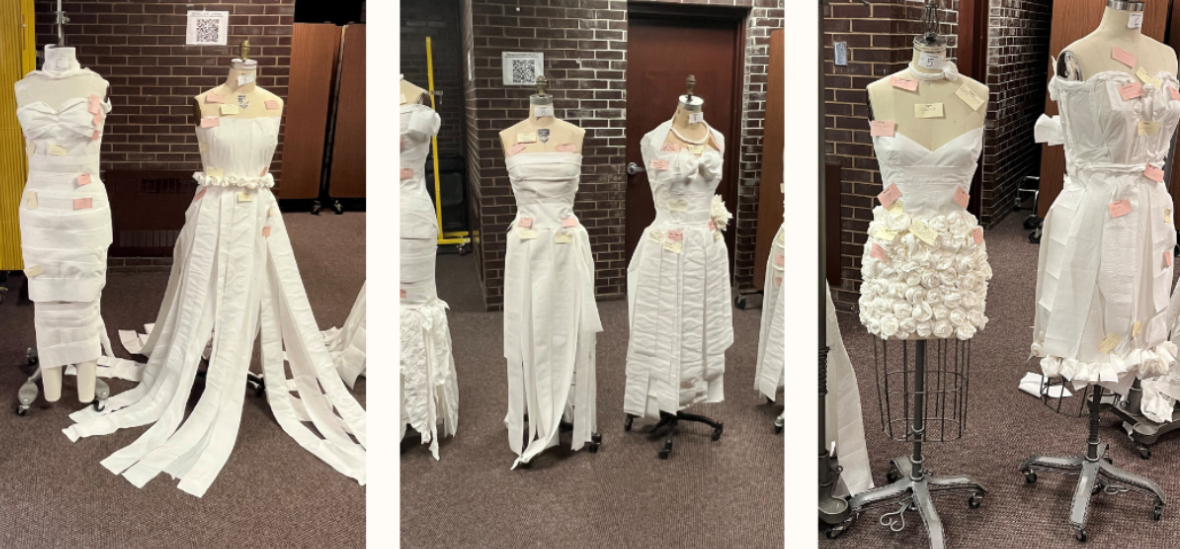 Design Studio Students Turn Toiler Paper into Stunning Wedding Dress Designs